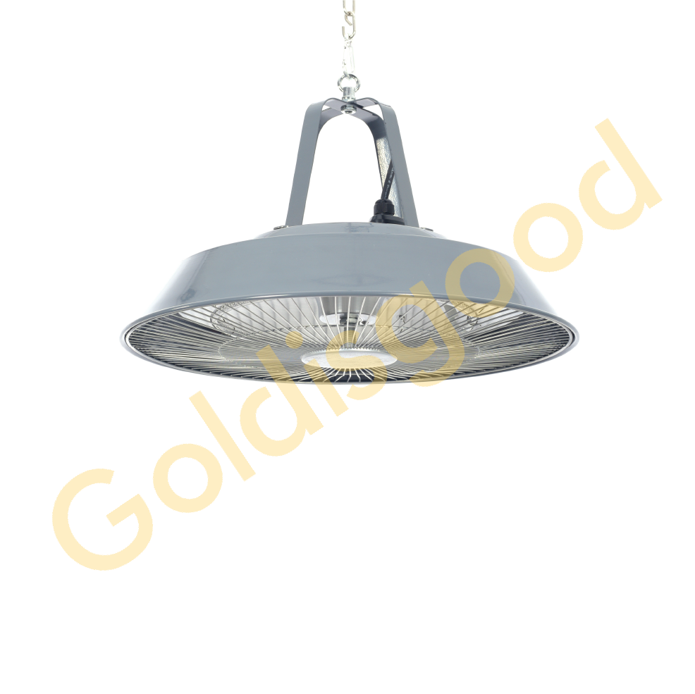 Distance between patio heater and ceiling